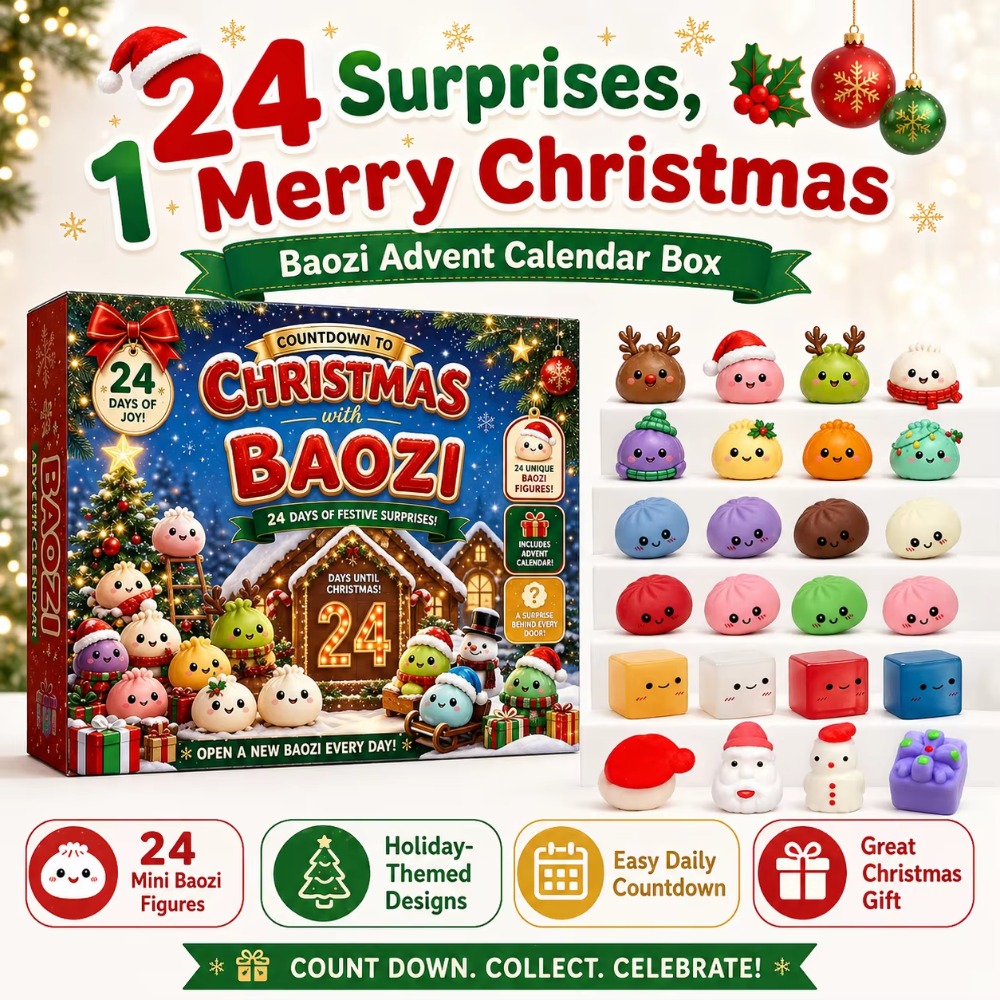 Advent Calendar Gift - 2026 Christmas Squishy Advent Calendar 24