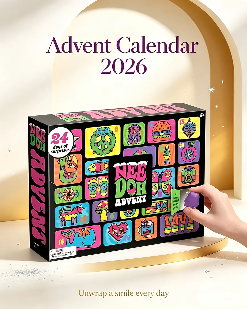 Advent Calendar Gift - 2026 NeeDoh Advent Calendar Gift for