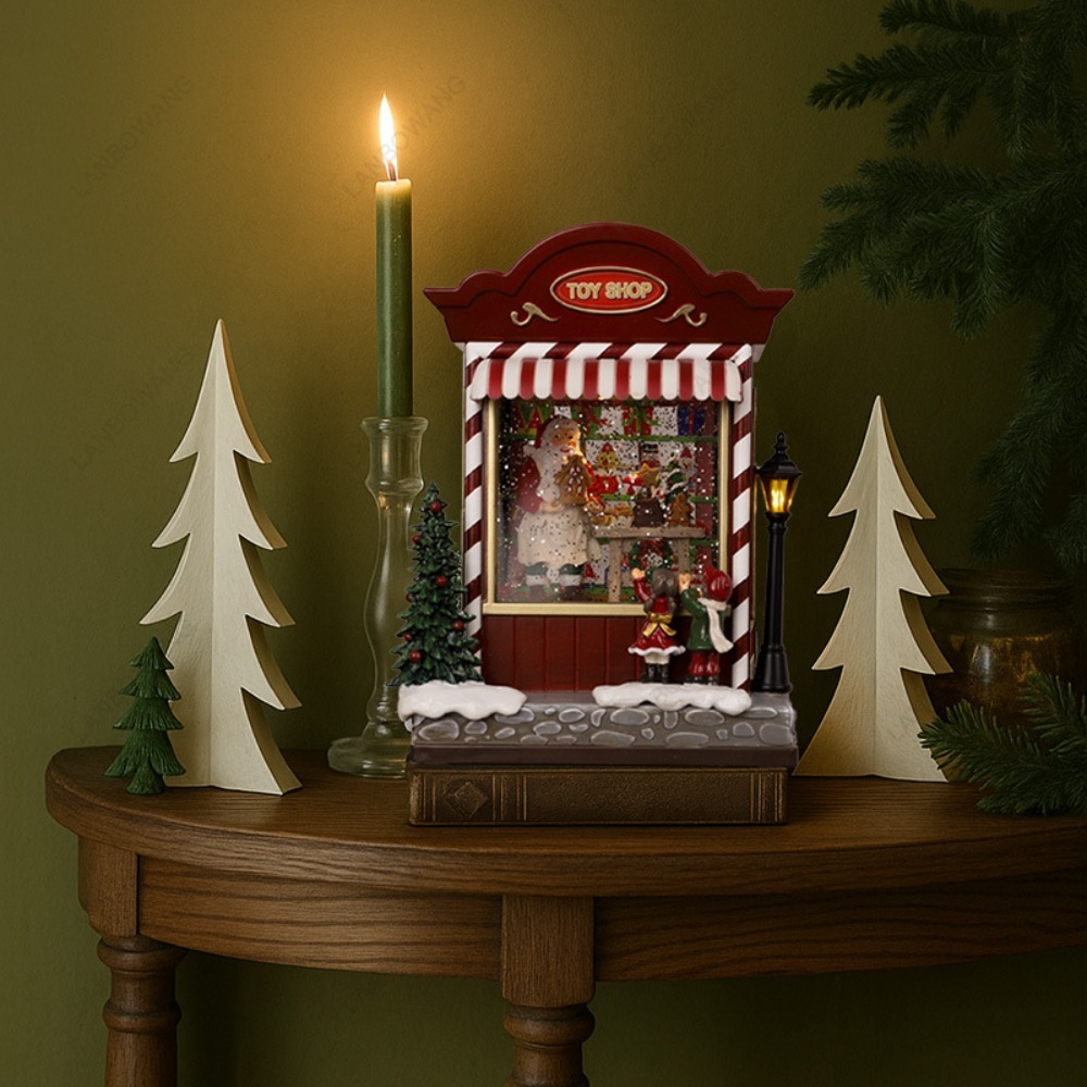 Christmas Automatic Snow Globe - Snow Globe Musical ulasan dan harga