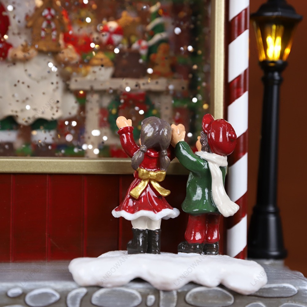 Christmas Automatic Snow Globe - Snow Globe Musical ulasan dan harga