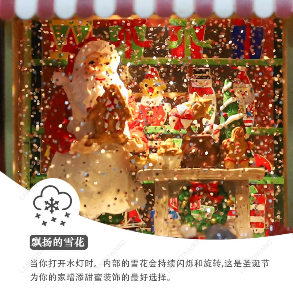 Christmas Automatic Snow Globe - Snow Globe Musical ulasan dan harga
