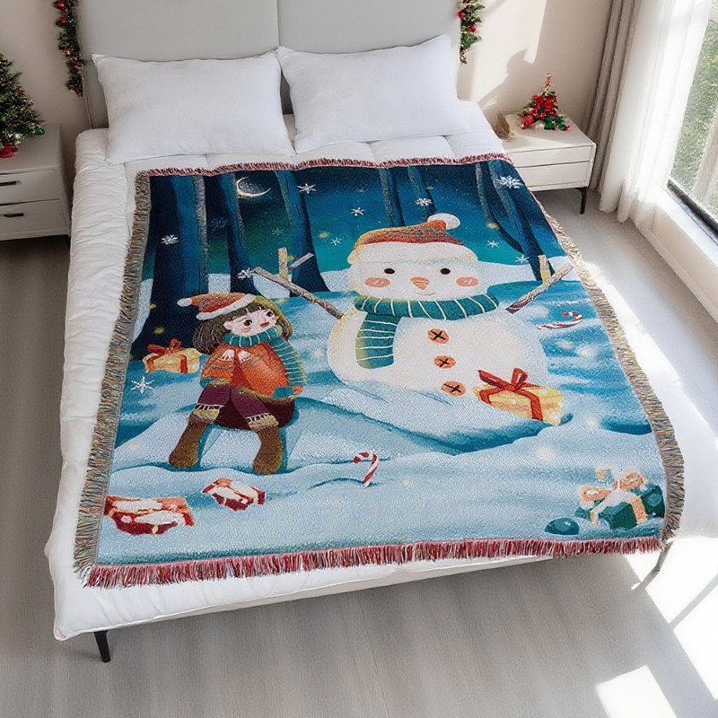 2026 New Christmas Tapestry Wa - Christmas Throw Blanket ulasan dan harga