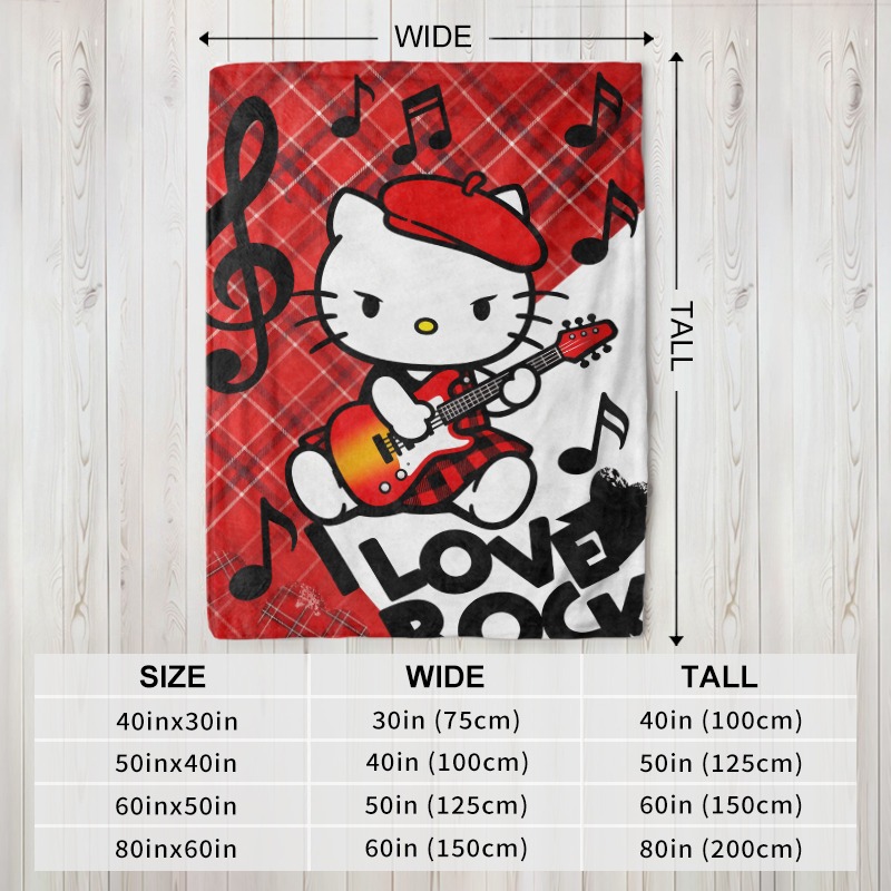 Sanrio Blanket Hello Kitty Roc - Christmas Throw Blanket ulasan dan harga