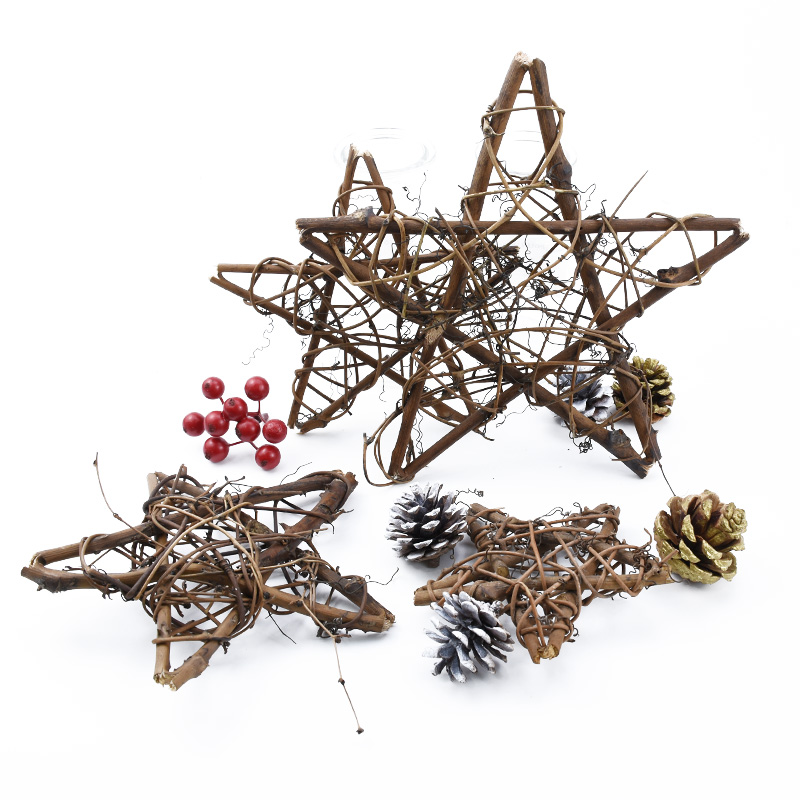 10/15/20cm Artificial Flowers  - Christmas Wreath Fake ulasan dan harga