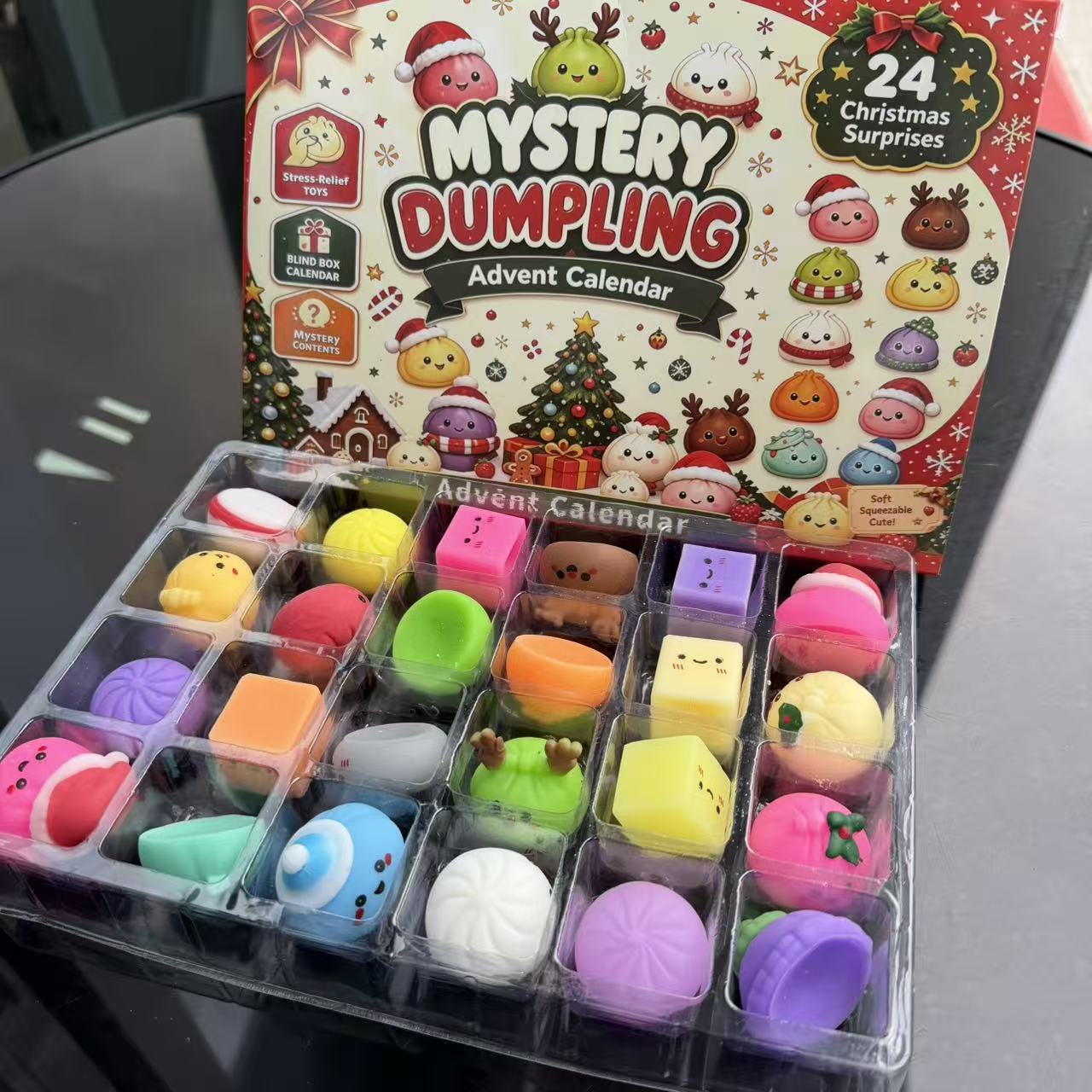24pcs Christmas Advent Calenda - Advent Calendar Gift ulasan dan harga