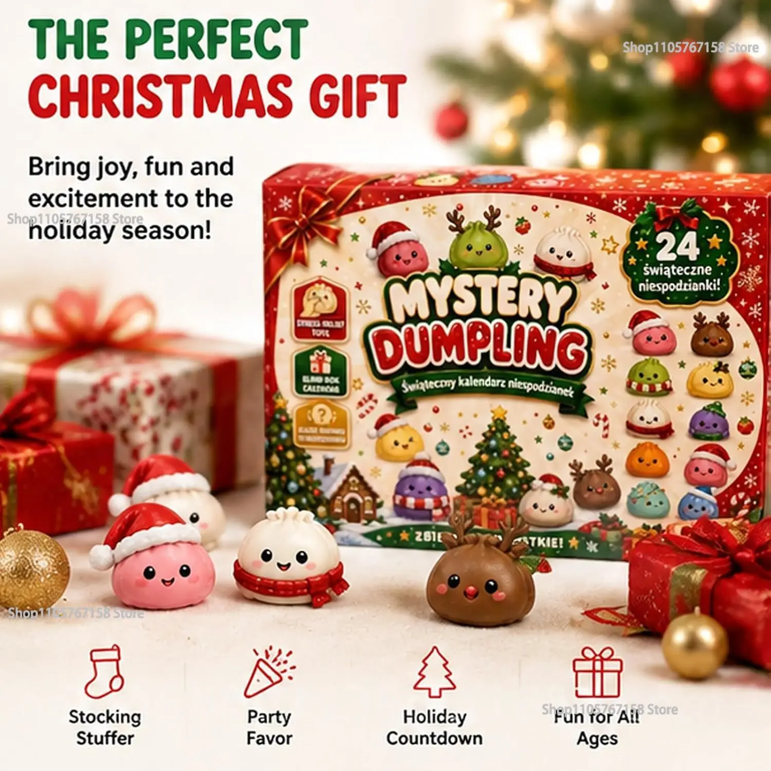 Christmas Squishy Advent Calen - Advent Calendar Gift ulasan dan harga