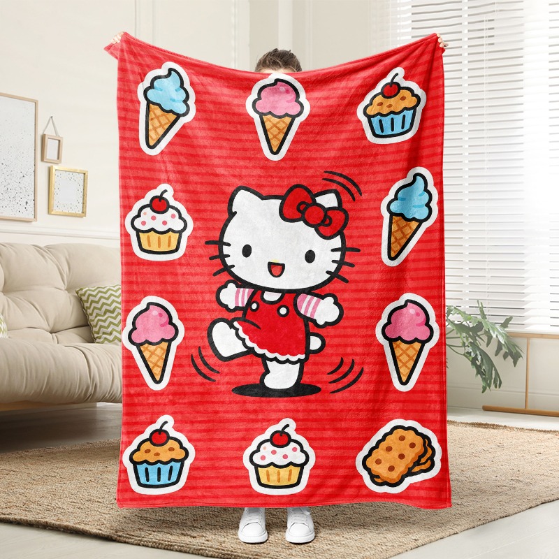 Sanrio Blanket Hello Kitty Ice - Christmas Throw Blanket ulasan dan harga