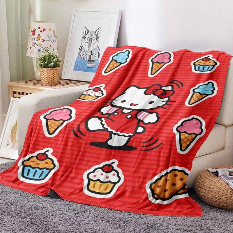 Sanrio Blanket Hello Kitty Ice - Christmas Throw Blanket ulasan dan harga