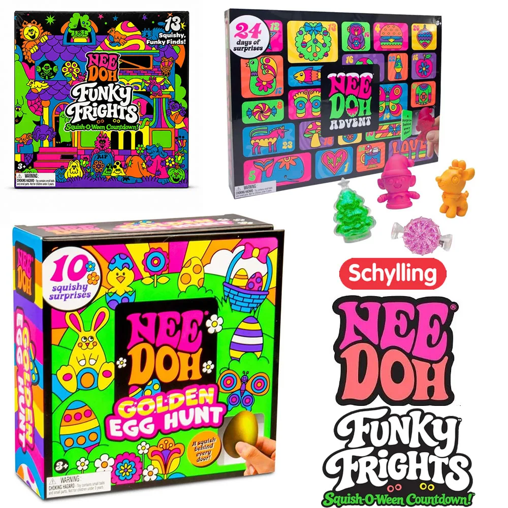 Needoh New Funky Frights Hallo - Advent Calendar Gift ulasan dan harga