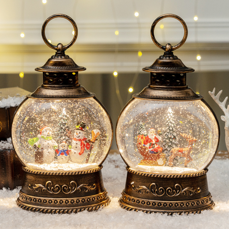 Christmas Decorations Large Fl - Snow Globe Musical ulasan dan harga