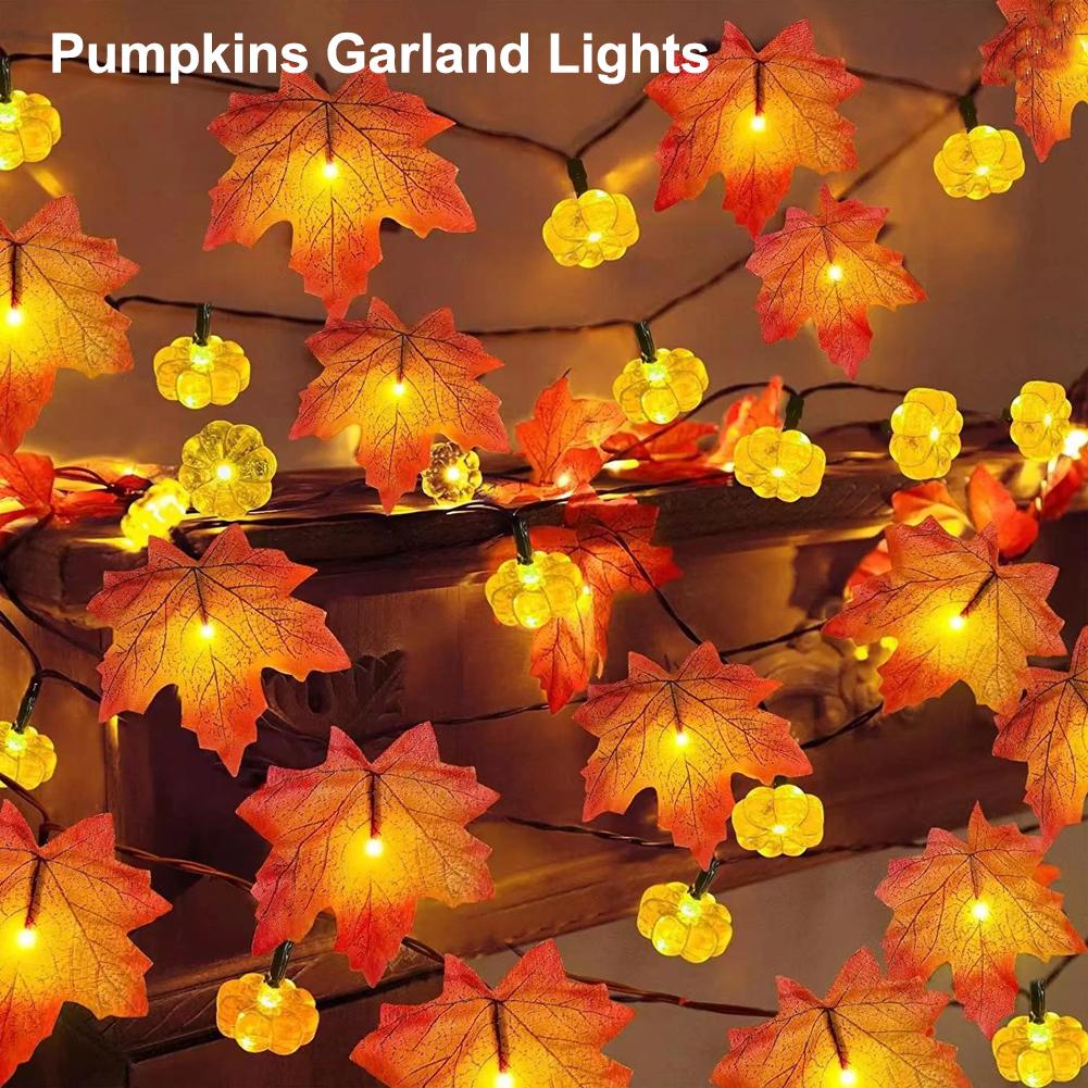 10 Leds Halloween Pumpkin Stri - Led Fairy String Lights ulasan dan harga